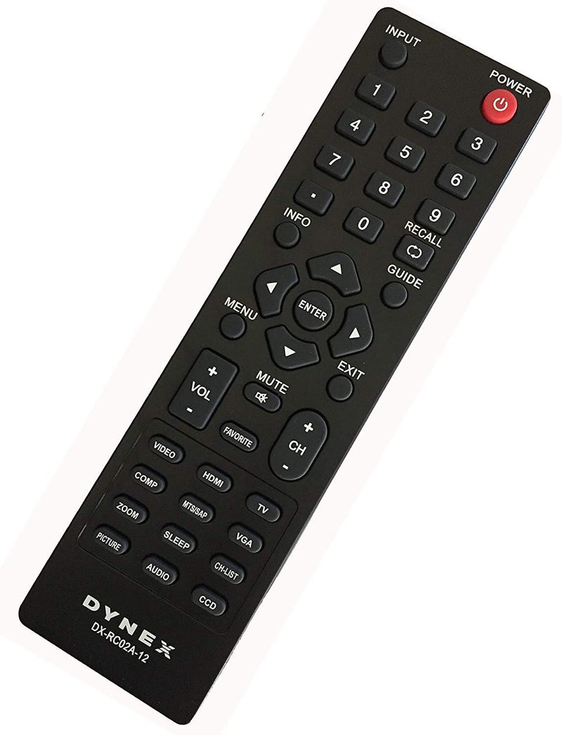 DYNEX DX-RC01A-12 DX-RC02A-12 LCD LED TV Remote for DX-32L100A13 DX-26L100A13 and Other DYNEX TV - Image 2